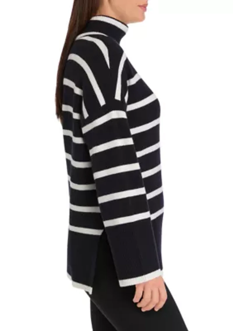 Women's Turtleneck Tunic Sweater