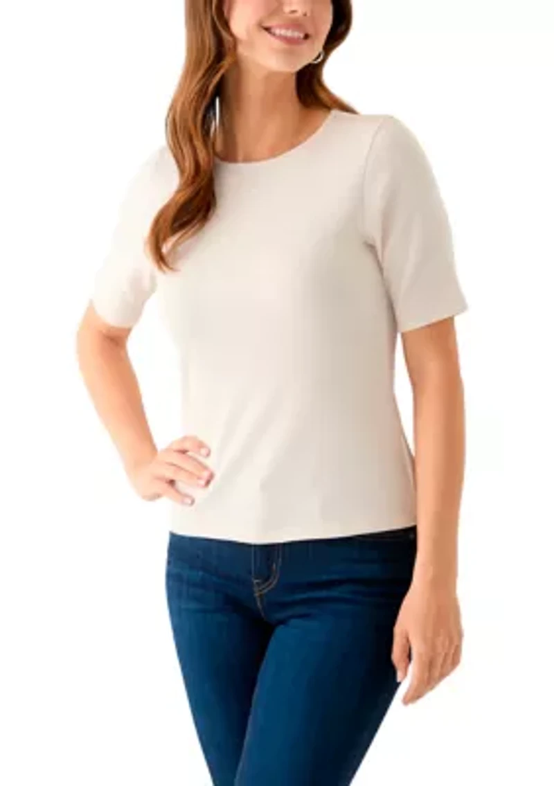 Women's Ribbed Knit Top