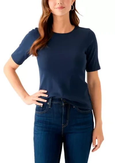 Women's Ribbed Knit Top