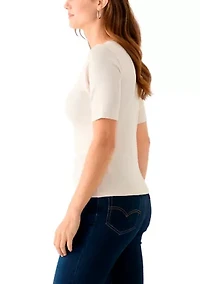 Women's Ribbed Knit Top