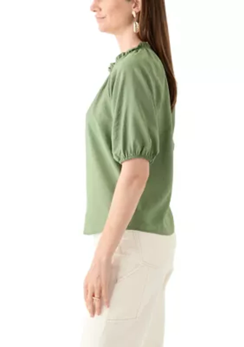 Women's Short Sleeve Airflow Popover Top