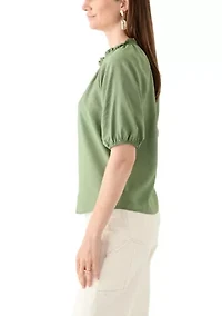 Women's Short Sleeve Airflow Popover Top