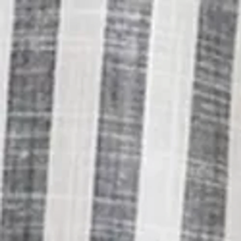 Women's Short Sleeve Yarn Dyed Midi Shirtdress