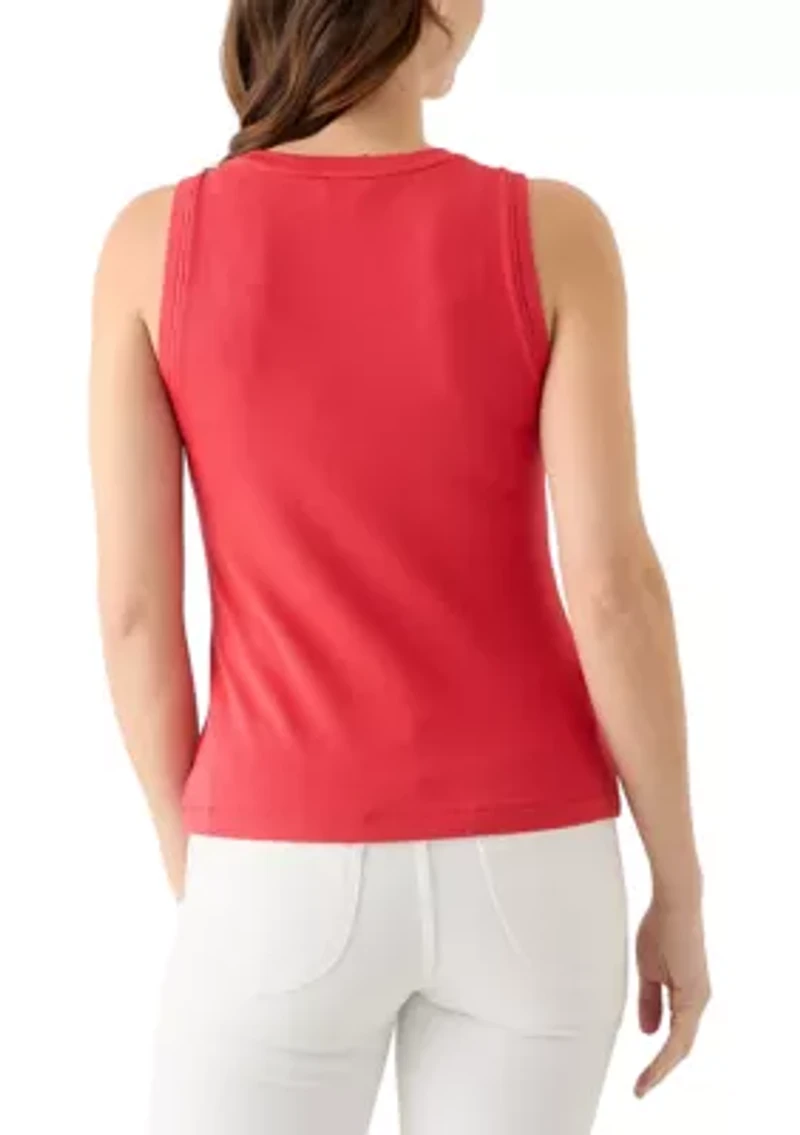 Women's Solid Sweater Knit Top