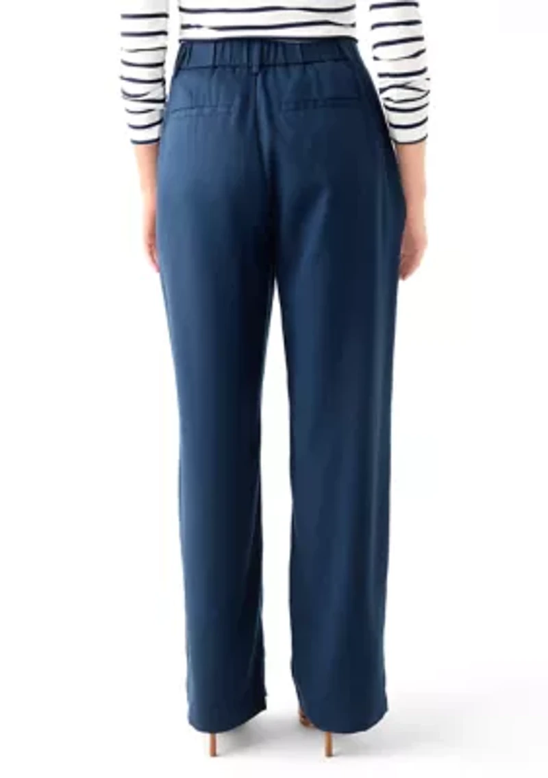 Women's Button Front Trouser Pants