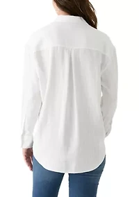 Women's Big Linen Shirt