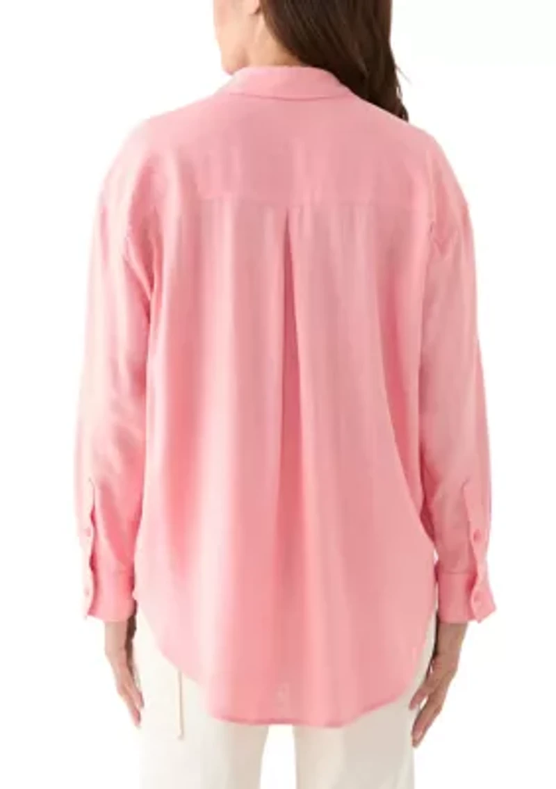 Women's Big Linen Shirt