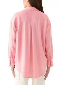 Women's Big Linen Shirt