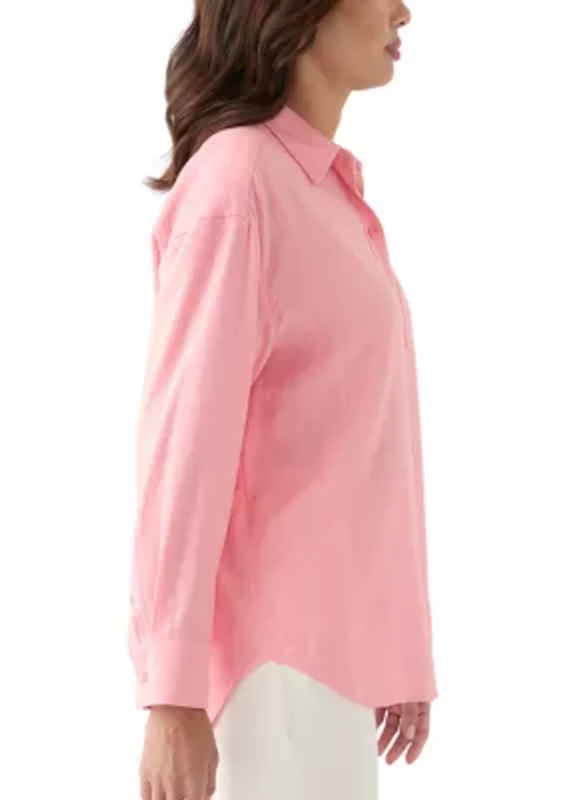 Women's Big Linen Shirt