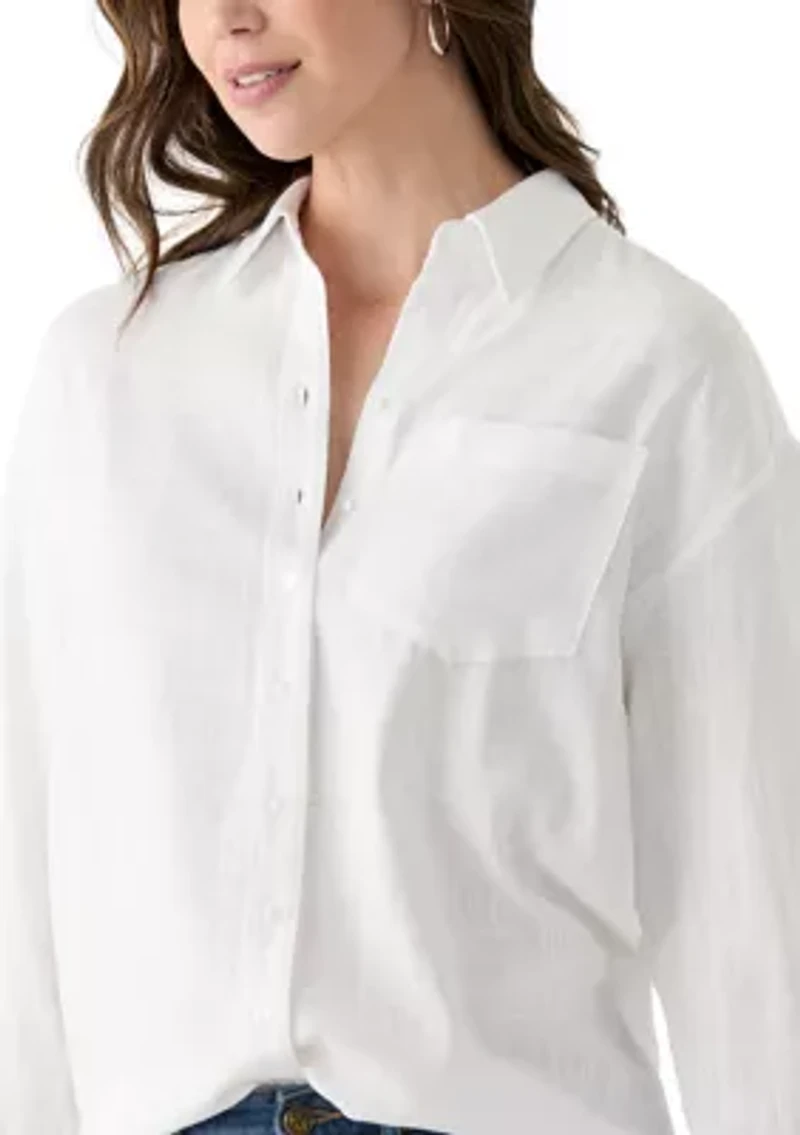 Women's Big Linen Shirt