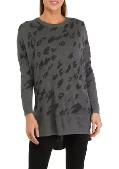 Petite Dolman Crew Neck Sweater