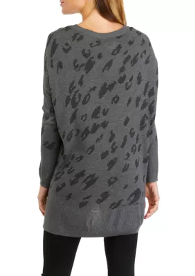 Petite Dolman Crew Neck Sweater