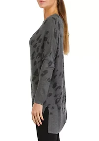 Petite Dolman Crew Neck Sweater