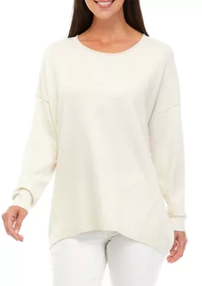 Petite Long Sleeve Pullover Sweater