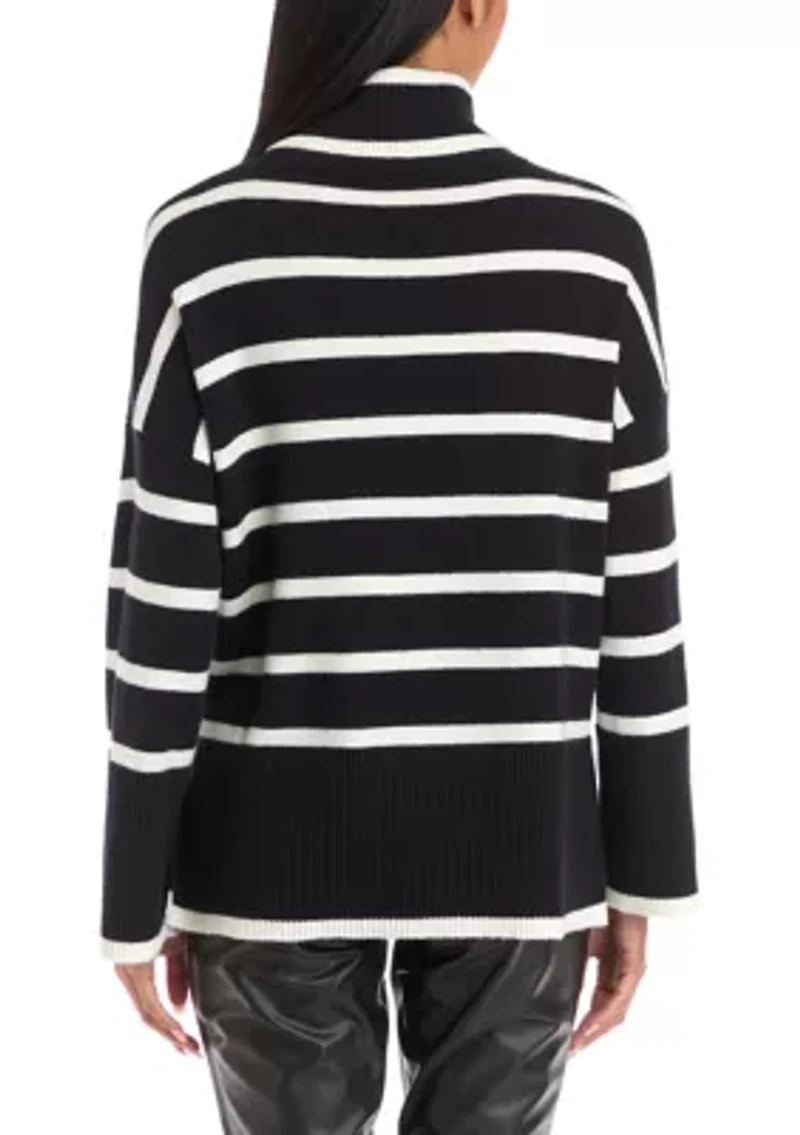 Petite Turtleneck Tunic Sweater