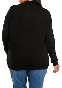 Plus Funnel Neck Sweater