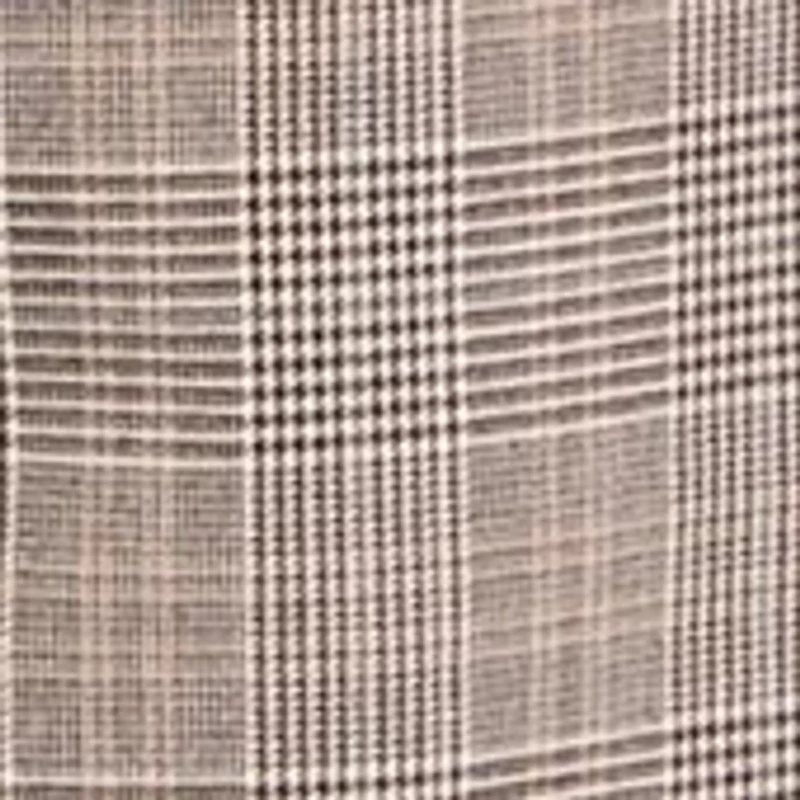 Plus High Rise Extended Tab Plaid Trouser Pants