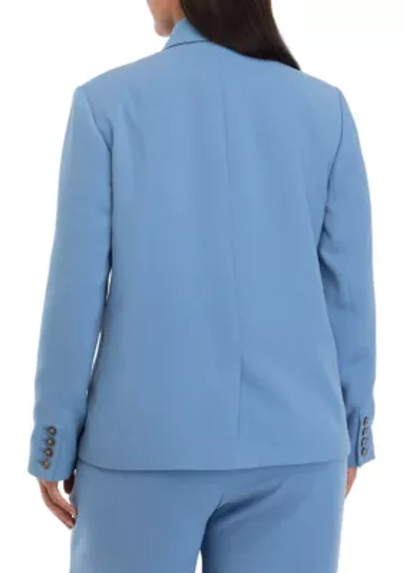Plus Double Breasted Blazer