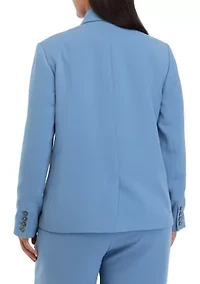 Plus Double Breasted Blazer