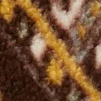 Plus Sherpa Popover Printed Jacket