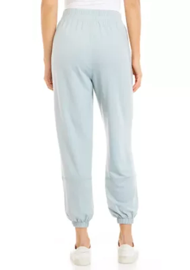 Women's Blouson Hem Solid Pants