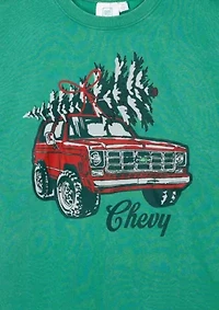Holiday Chevy Graphic Long Sleeve Sweater