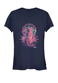 Captain Marvel™ Movie Goose Galaxy Portrait Short Sleeve T-Shirt