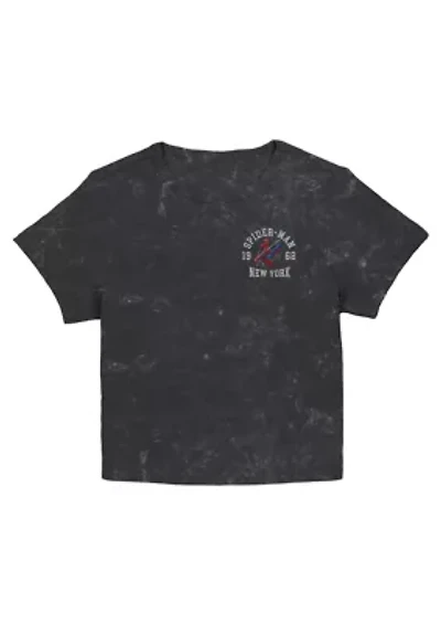 Spidey NY Chest Graphic Mineral Wash Baby Tee