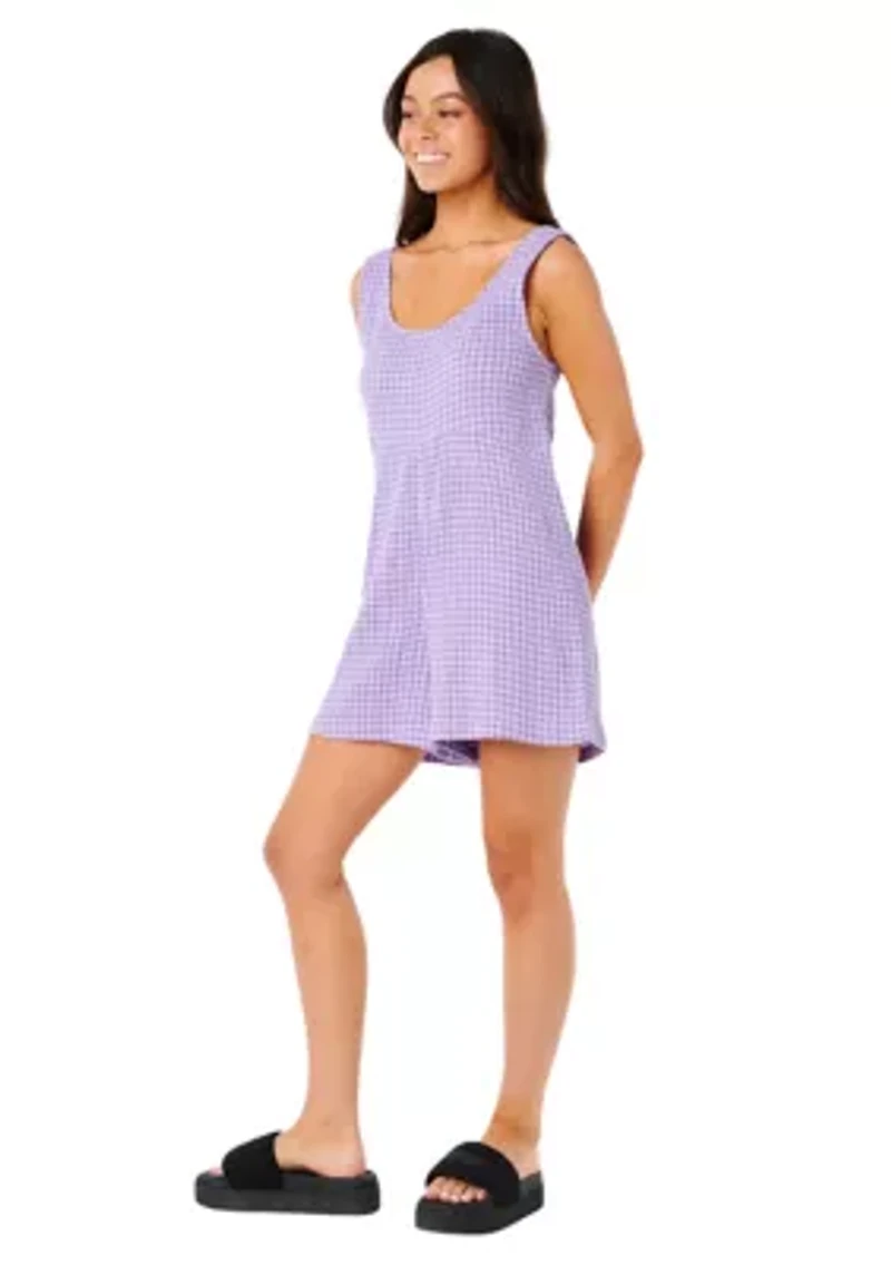 Women's Premium Surf Check Romper