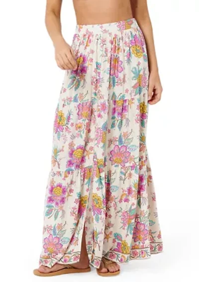 Women's Half Moon Bay Button Thru Maxi Skirt