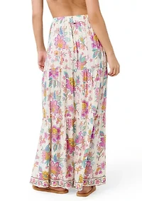 Women's Half Moon Bay Button Thru Maxi Skirt