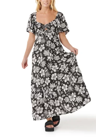 Women's Keepsakes Short Sleeve Maxi Dress