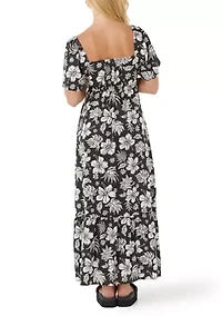 Women's Keepsakes Short Sleeve Maxi Dress
