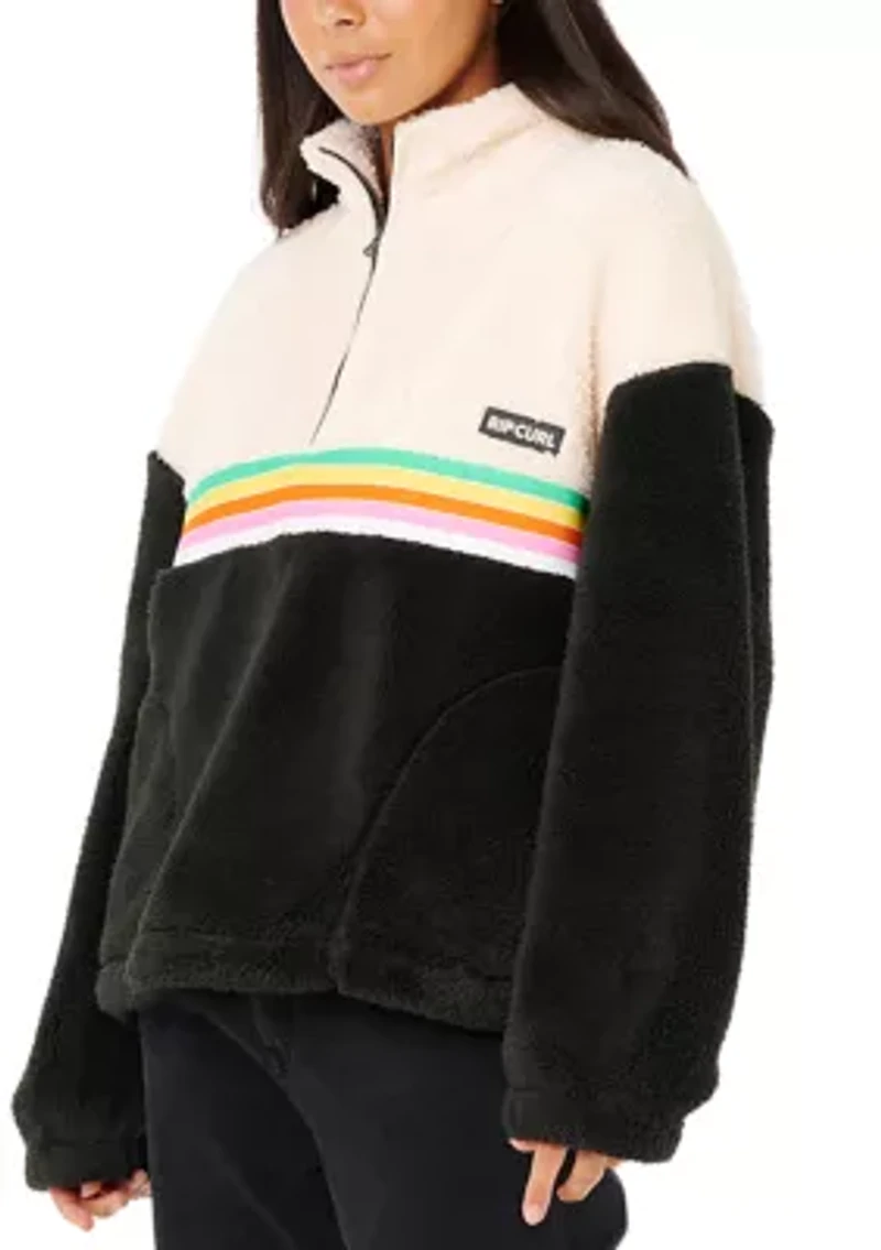 Women's Surf Revival 1/4 Zip Polar Fleece Pullover