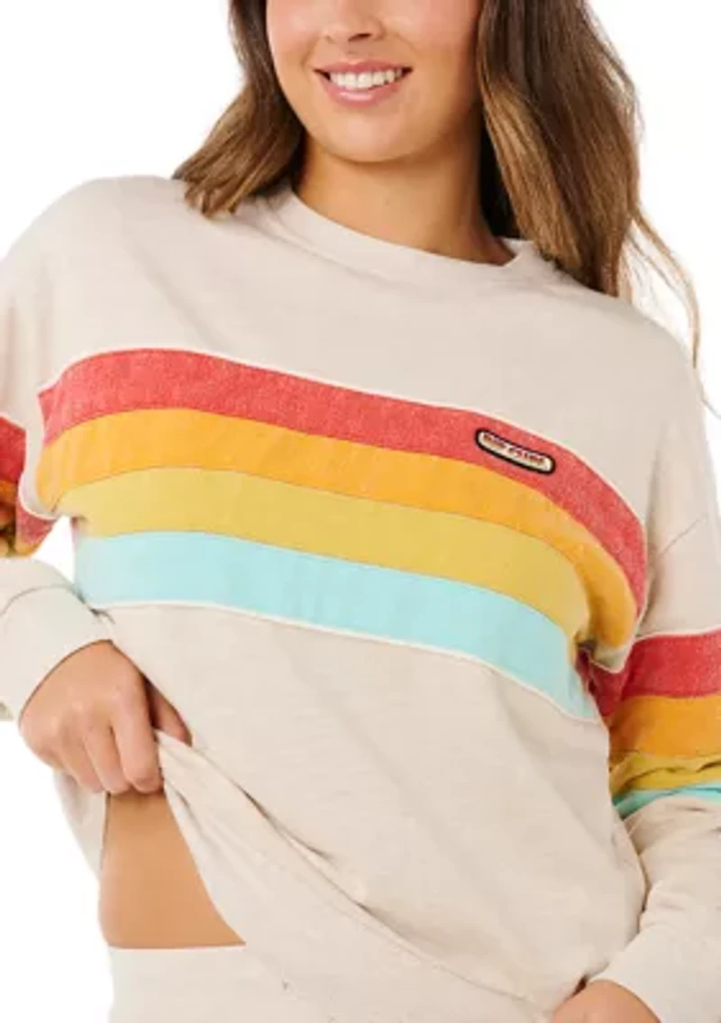 Surf Revival Relaxed Fit Crew Neck Sweatshirt