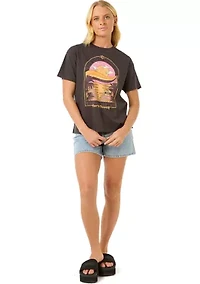 Women's Sun Sea Relaxed Graphic T-Shirt