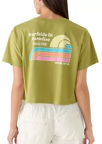 Women's Surf Cropped Graphic Shirt