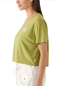 Women's Surf Cropped Graphic Shirt