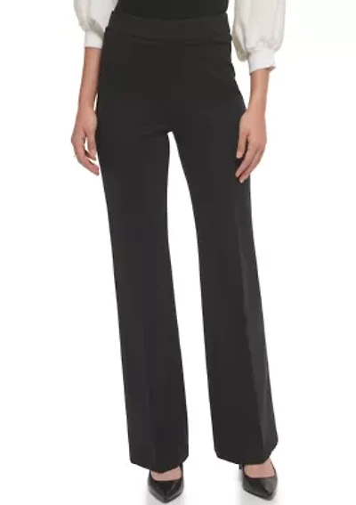 Women's Ponte Pull On Flare Pants