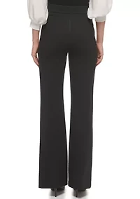 Women's Ponte Pull On Flare Pants