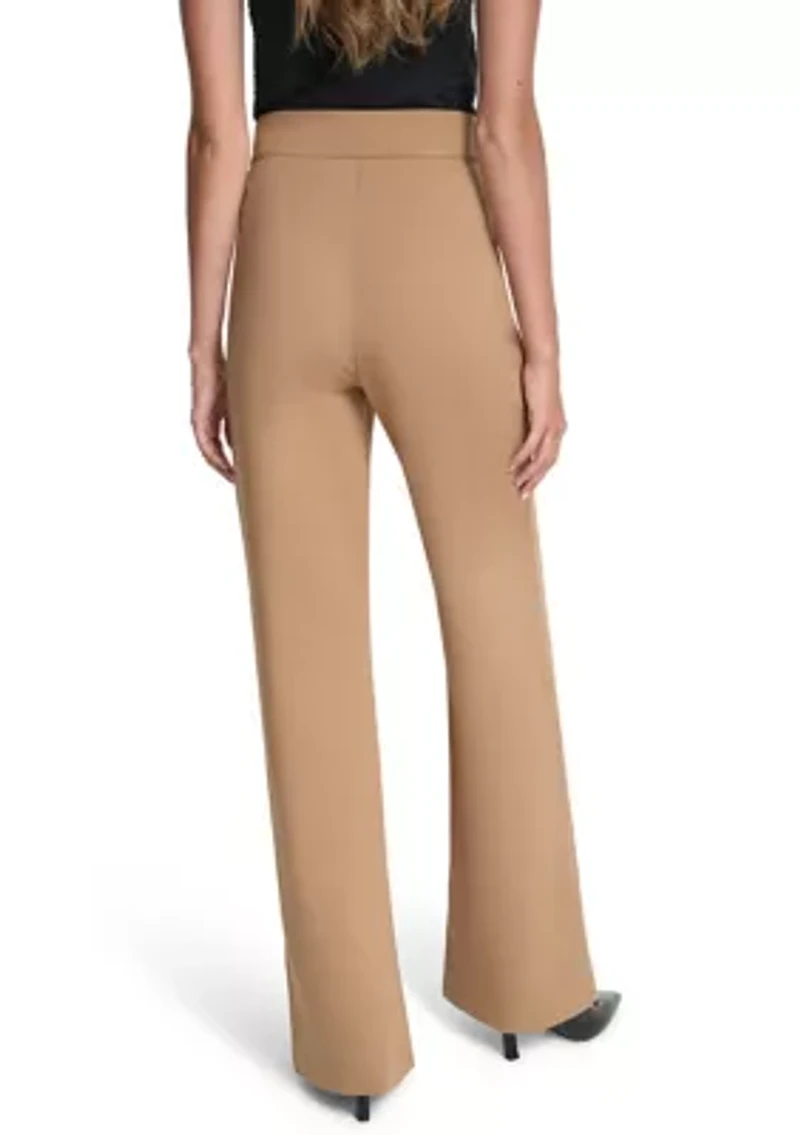 Women's Ponte Pull On Flare Pants