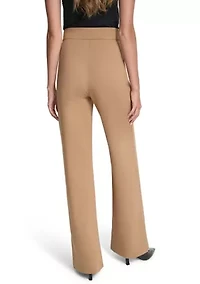 Women's Ponte Pull On Flare Pants