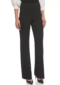 Women's Ponte Pull On Flare Pants