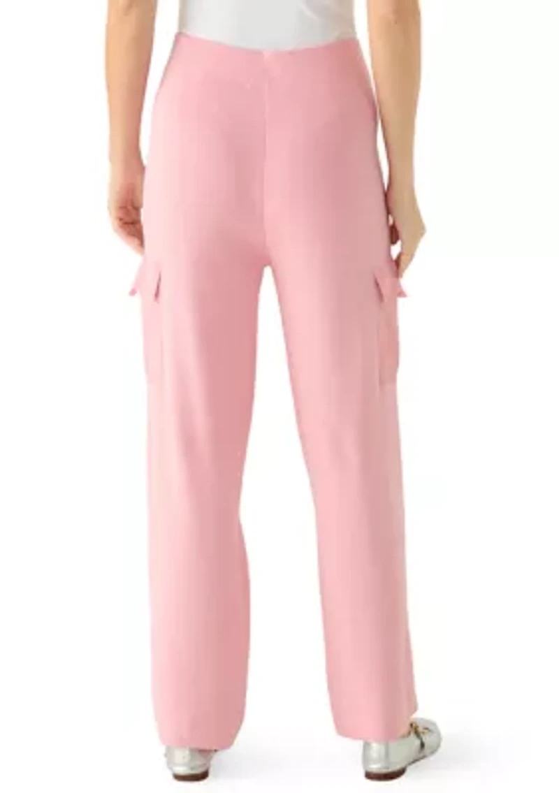 Women's Woven Pocket Athletic Sweater Pants