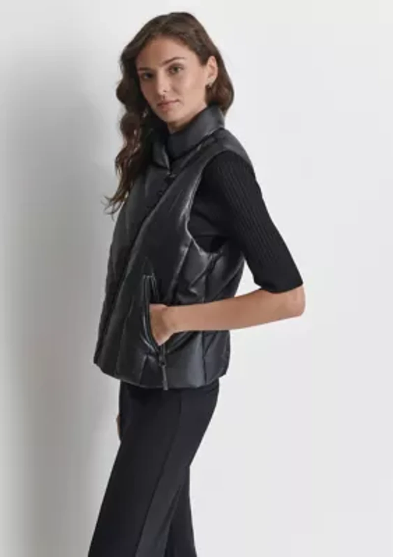 Women's Asymmetrical Puffer Vest
