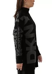 Women's Open Front Logo Cardigan