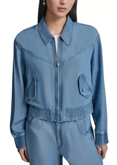 Women's Zip Front Tencel Jacket