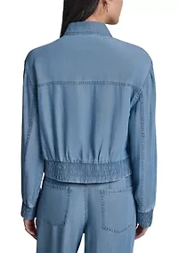 Women's Zip Front Tencel Jacket