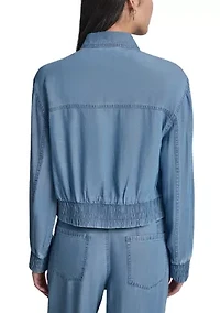 Women's Zip Front Tencel Jacket