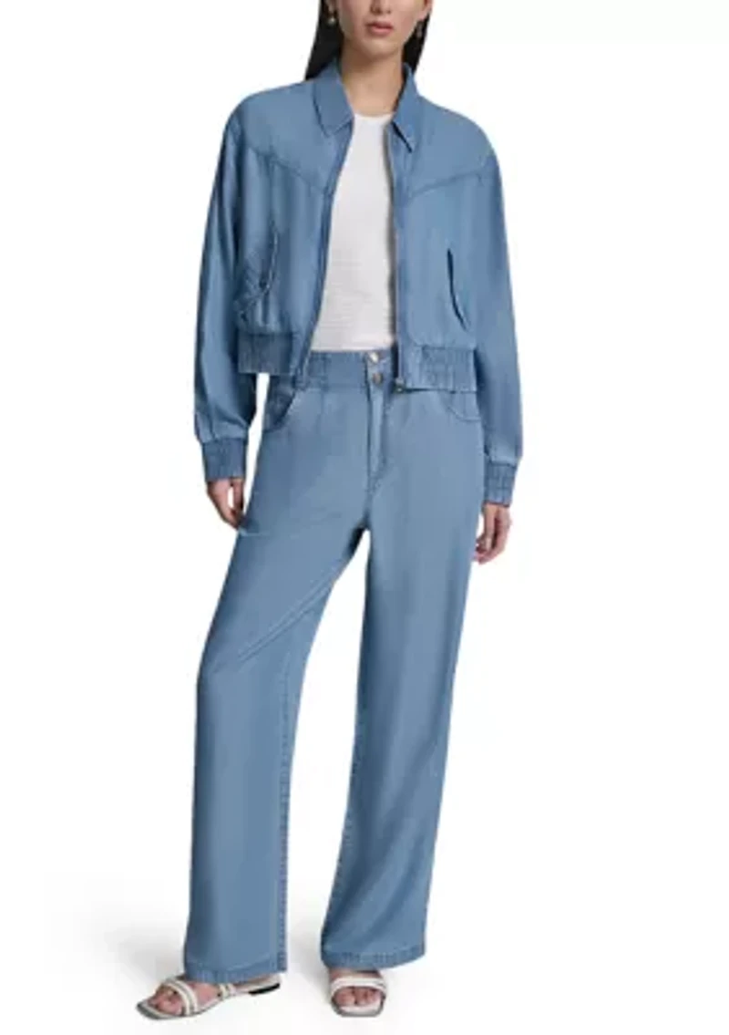 Women's Zip Front Tencel Jacket